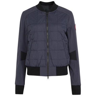 Shop Canada Goose Hanley Quilted Shell Bomber Jacket In Dark Blue
