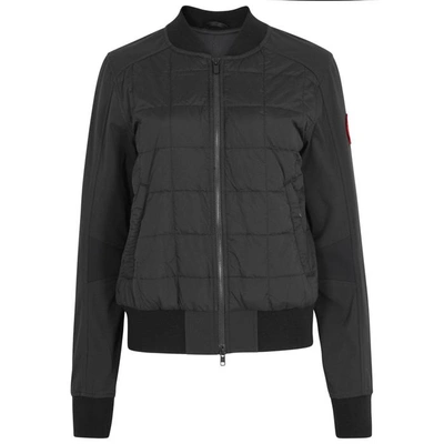 Shop Canada Goose Hanley Quilted Shell Bomber Jacket In Black