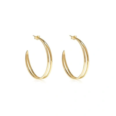 Shop Edge Of Ember Converge Gold Hoops