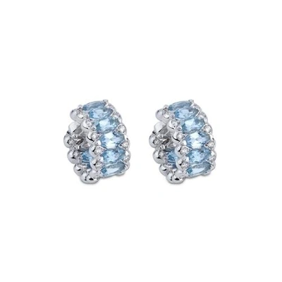 Shop Niquesa Amore Earrings Aquamarine