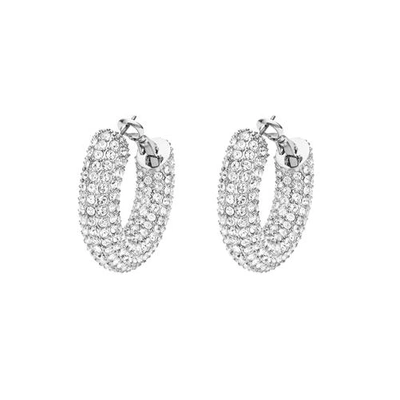 Shop Atelier Swarovski Bolster Hoop Earrings