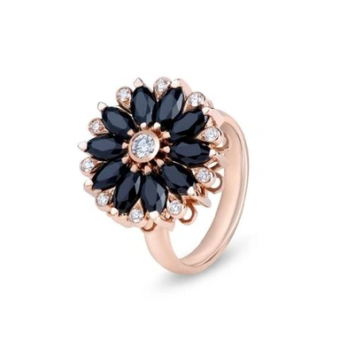 Shop Niquesa Amore Dalia Ring Black Spinel