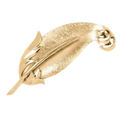 Shop Susan Caplan Vintage 1960s Vintage Trifari Curling Leaf Brooch