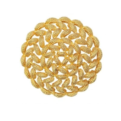 Shop Susan Caplan Vintage 1960s Vintage Monet Basketweave Brooch