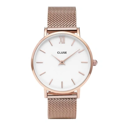 Shop Cluse Minuit Rose Gold Tone Watch