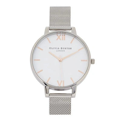 Shop Olivia Burton White Dial Silver-plated Watch