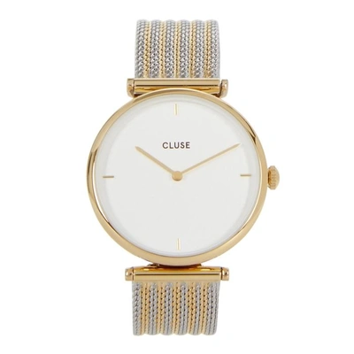 Shop Cluse Triomphe Silver And Gold Tone Watch