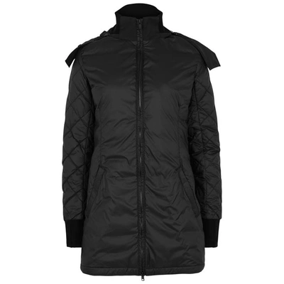 Shop Canada Goose Stellarton Quilted Shell Coat In Black