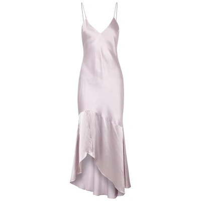 Shop Cami Nyc Sansra Lilac Silk Satin Slip Dress