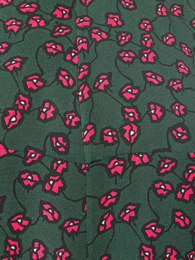 Shop Marni Floral Print Dress - Green
