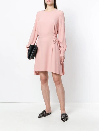 Shop Theory Classic Shift Dress In Pink