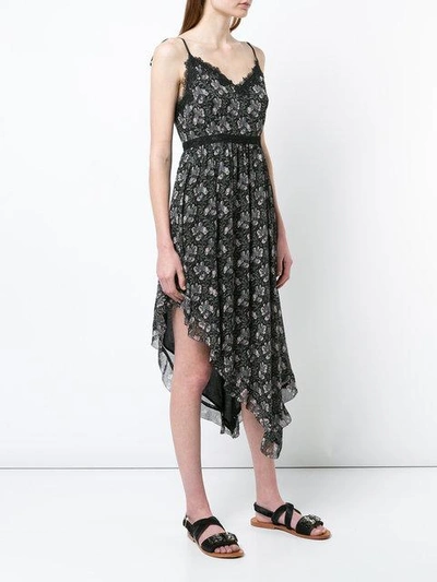 Shop Paige Floral Asymmetric Midi Dress