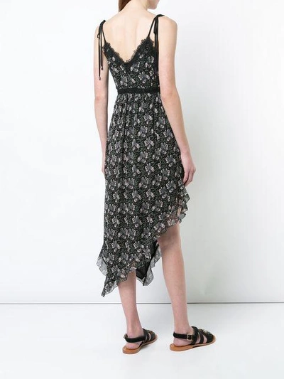 Shop Paige Floral Asymmetric Midi Dress