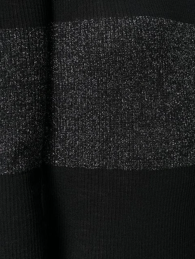 Shop Cashmere In Love Cashmere Vivien Lurex Stripe Jumper In Black