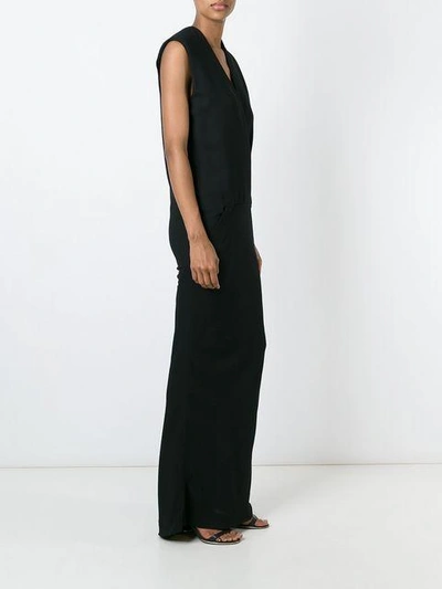 Shop Haider Ackermann V-neck Evening Dress In Black