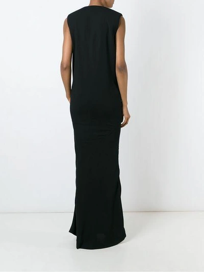 Shop Haider Ackermann V-neck Evening Dress In Black