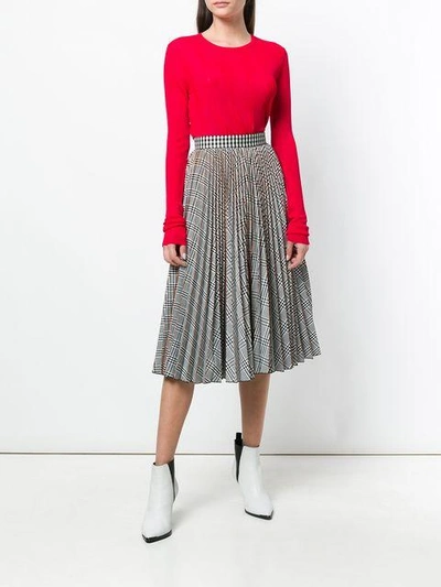 Shop Maison Margiela Long In Red