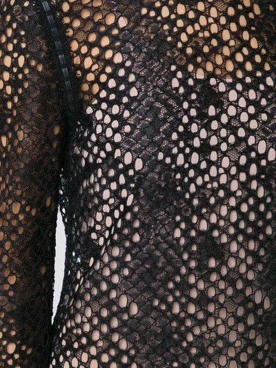 Shop Alexander Wang Lace Mini Dress - Black