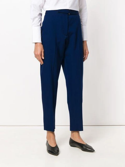Shop Stella Mccartney Hani Tailoring Trousers - Blue