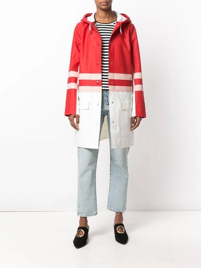 Shop Marni X Stutterheim Raincoat - Red