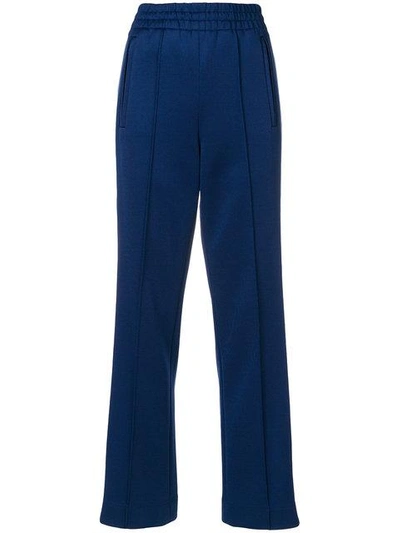 Shop Marc Jacobs Colour-block Track Trousers - Blue