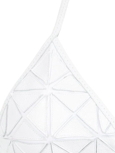 Shop Amir Slama Patchwork Bikini Set - White
