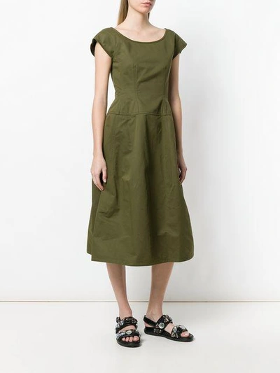 Shop Marni Leaf Midi Dress