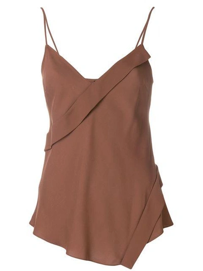 Shop Theory Asymmetric Cami In Brown