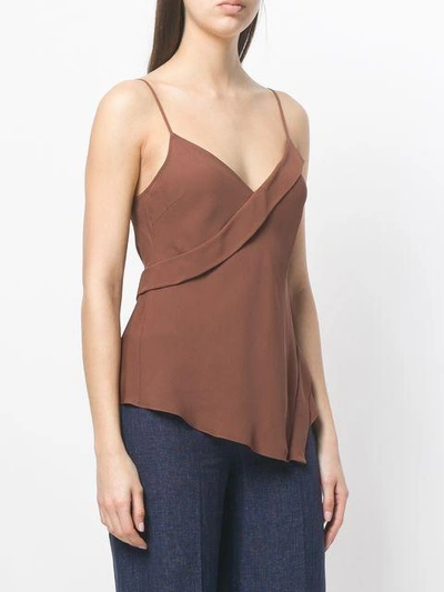 Shop Theory Asymmetric Cami In Brown