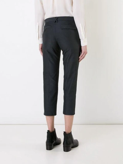 Shop Undercover Cropped Pants In Black