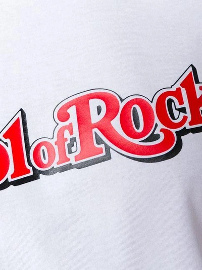 Shop Manokhi School Of Rock Crew-neck T-shirt In White