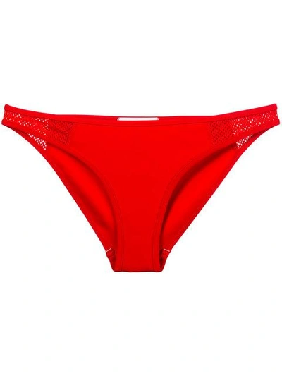 Shop Stella Mccartney Classic Bikini Bottoms In Red