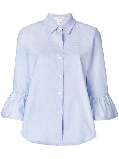 ruffle detail shirt