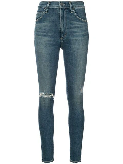 Shop Citizens Of Humanity Chrissy Jeans - Blue