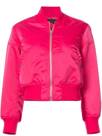 Shop Rag & Bone Wesley Bomber Jacket - Pink