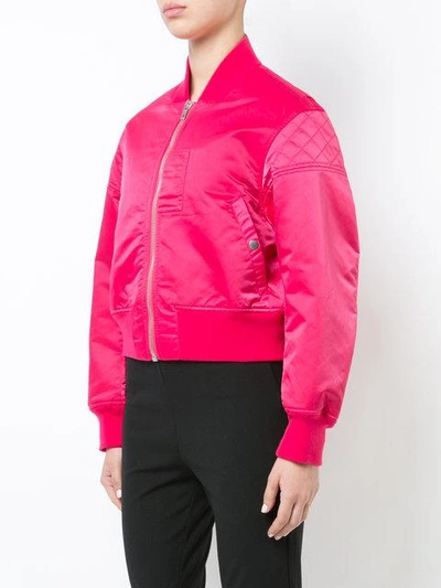 Shop Rag & Bone Wesley Bomber Jacket - Pink