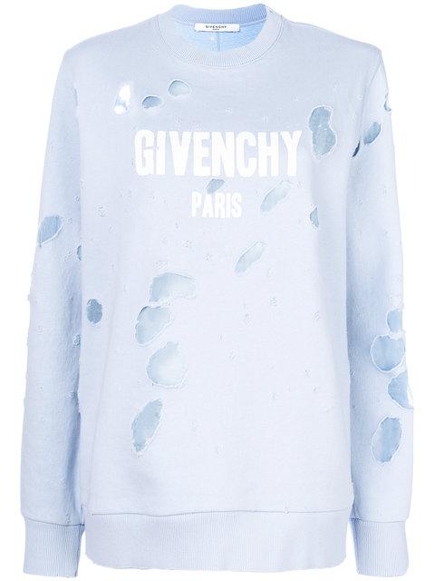 givenchy sweater destroyed