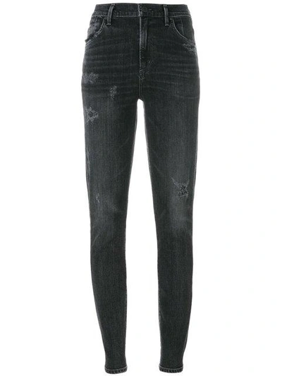 Shop Citizens Of Humanity High Waisted Skinny Jeans - Grey