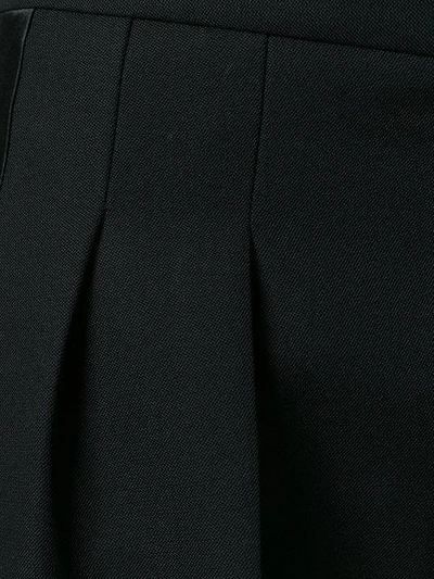 Shop Maison Margiela Cut-out Tailored Culottes - Black
