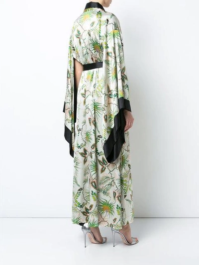 Shop Adriana Iglesias Anna Kimono Dress - Green