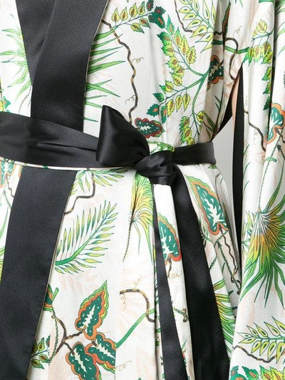 Shop Adriana Iglesias Anna Kimono Dress - Green