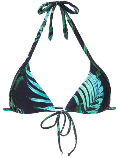 Shop Lygia & Nanny Kuta Printed Bikini Top In Las Terrenas