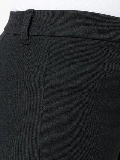 Shop Max Mara Bootcut Cropped Trousers In Nero