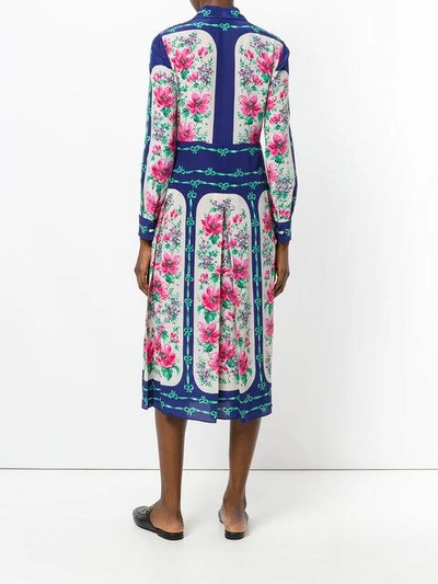 Shop Gucci Rose Print Dress