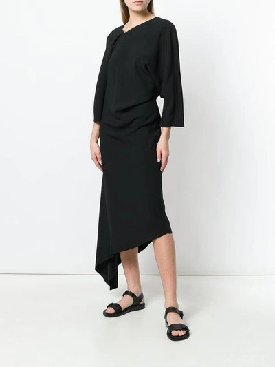 Shop Chalayan Asymmetric Draped Dress