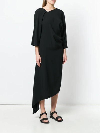 Shop Chalayan Asymmetric Draped Dress