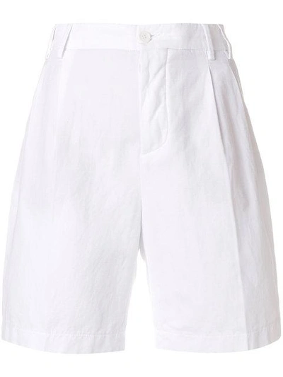 Shop Aspesi Shorts Mit Hohem Bund In White