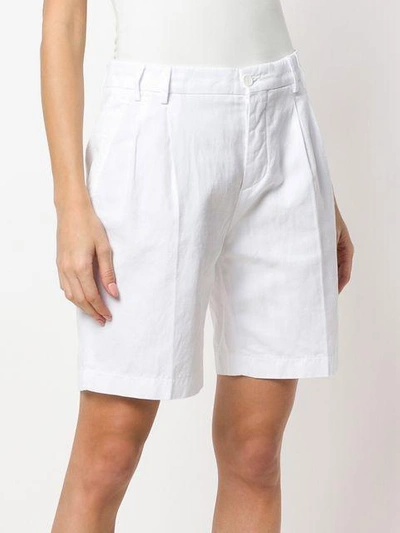 Shop Aspesi Shorts Mit Hohem Bund In White