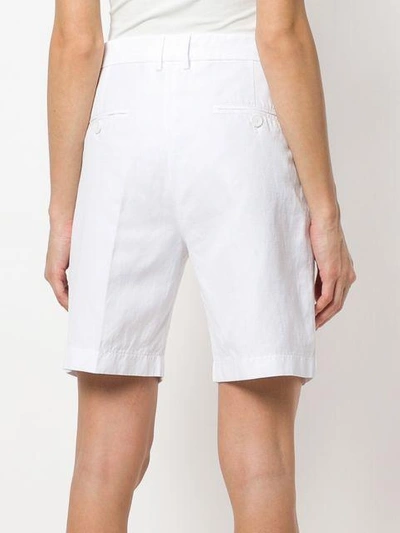 Shop Aspesi Shorts Mit Hohem Bund In White