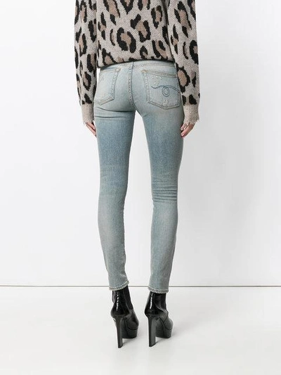 Shop R13 Ripped Skinny Jeans - Blue